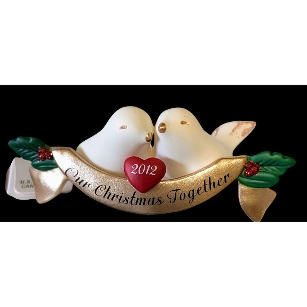 Hallmark Keepsake Our Christmas Together Ornament Dated 2012 Love Birds